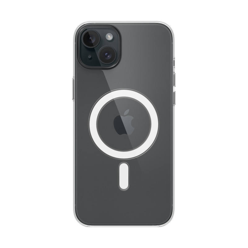 Apple Custodia MagSafe trasparente per iPhone 15 Plus