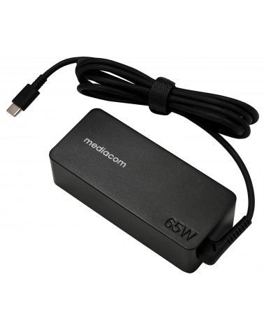 Mediacom MD-A180 adattatore e invertitore Interno 65 W Nero